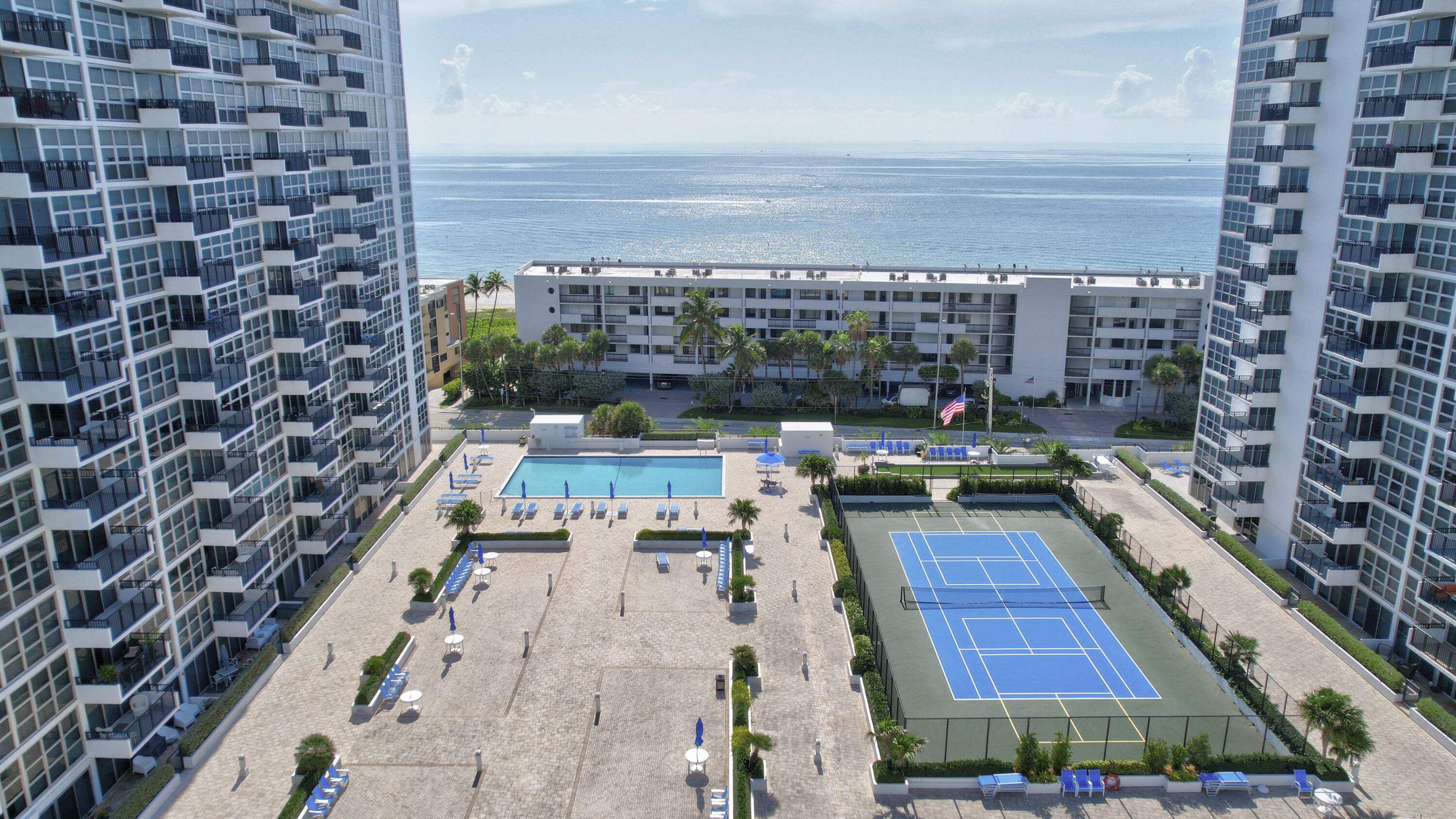 531 North Ocean Boulevard, Unit 710 Pompano Beach, FL 33062 - Photo 30 of 39 a city view with tall buildings