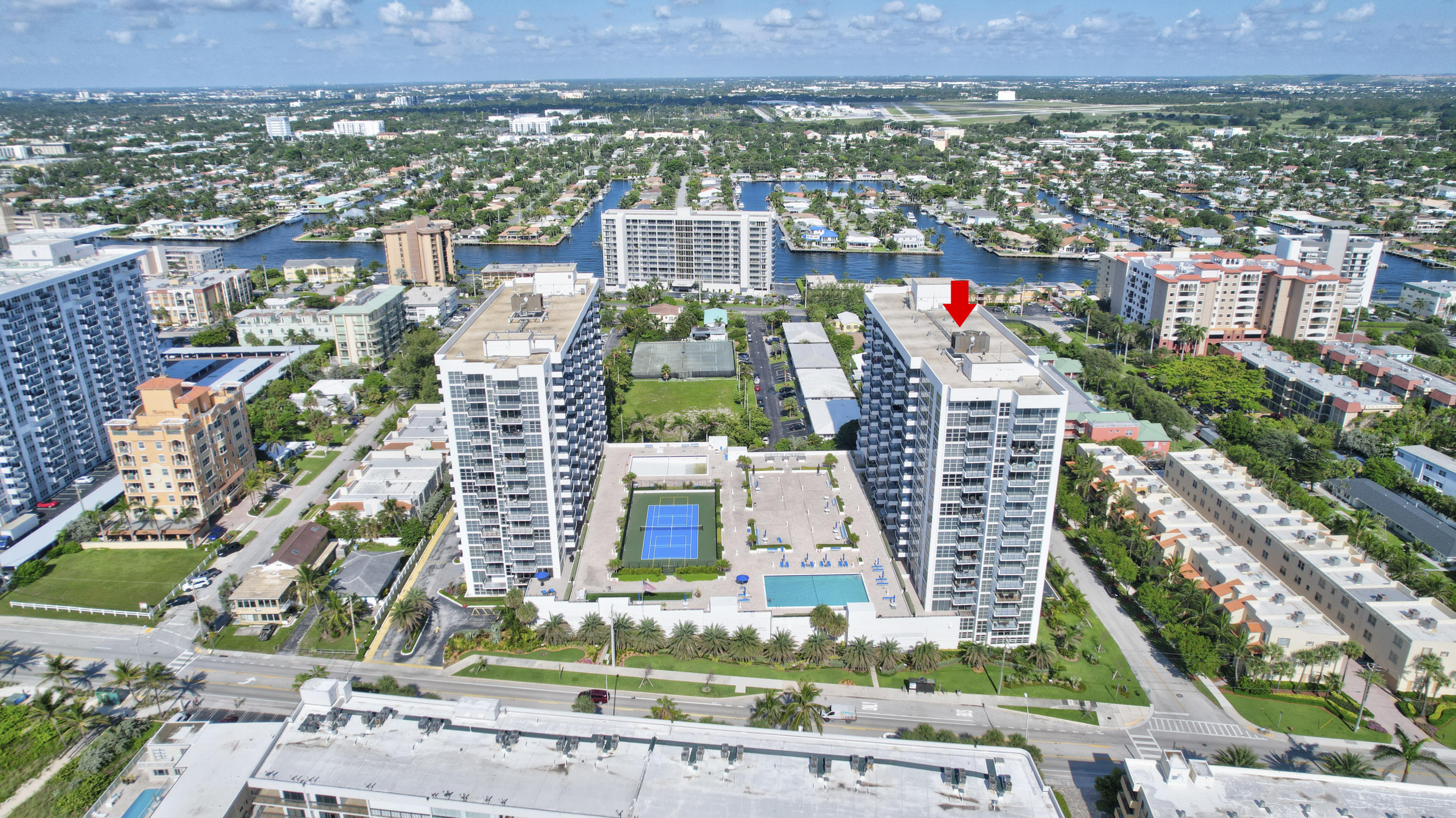531 North Ocean Boulevard, Unit 710 Pompano Beach, FL 33062 - Photo 36 of 39 an aerial view of city