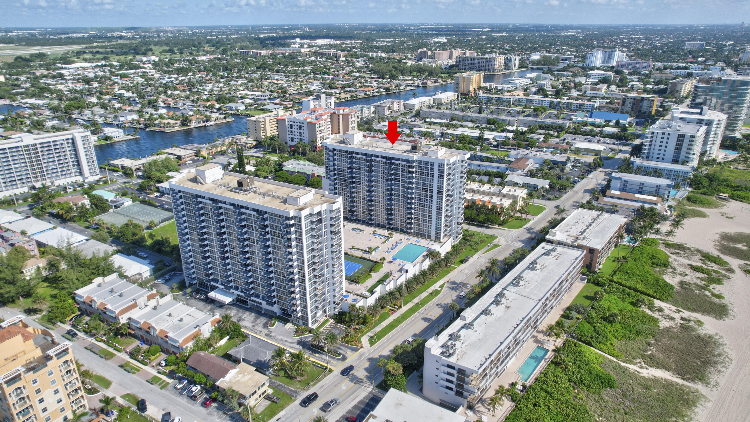 531 North Ocean Boulevard, Unit 710 Pompano Beach, FL 33062 - Photo 37 of 39 a city view