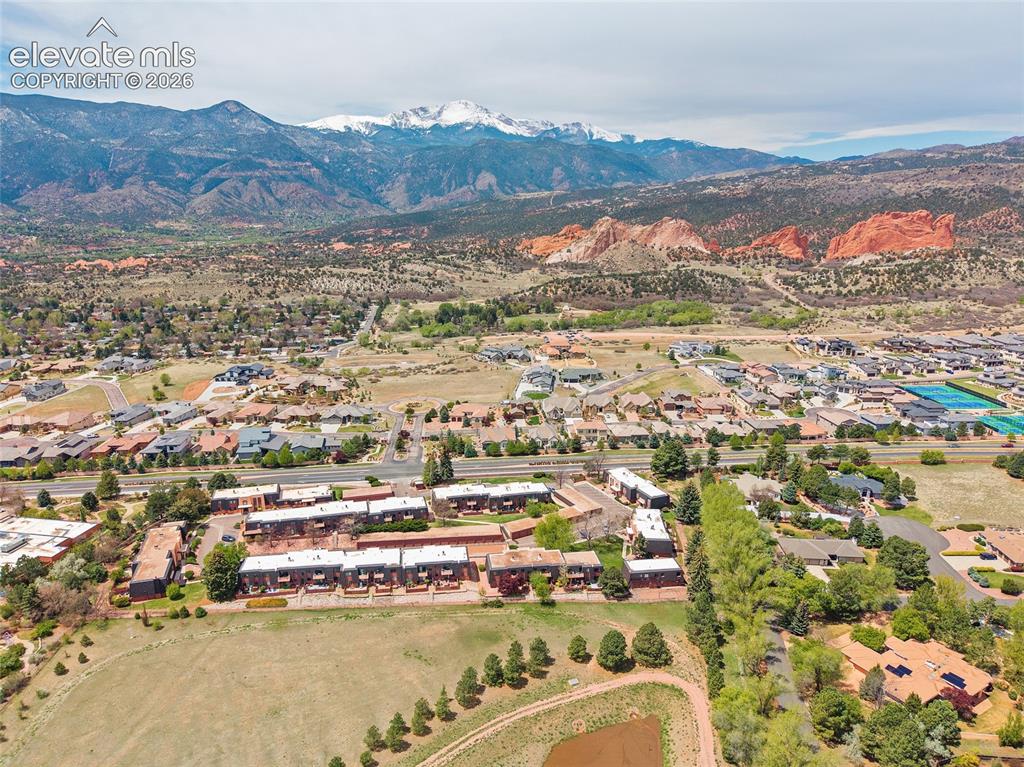 2979 Mesa Road, Unit D Colorado Springs, CO 80904 - Photo 5 of 40 Aerial view.
