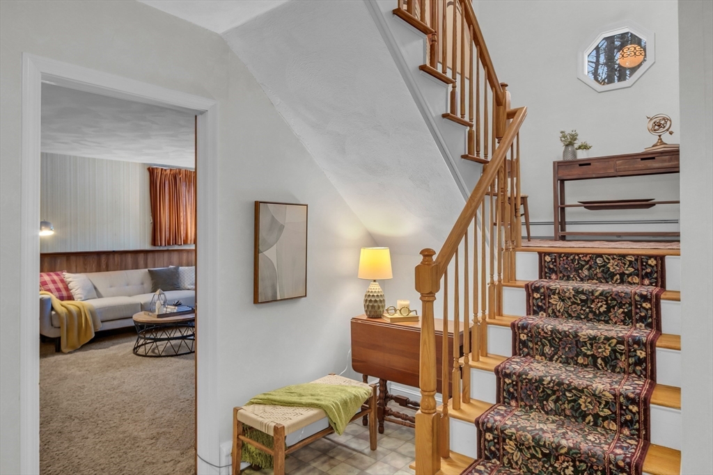 117 Waite Road Boxborough, MA 01719 - Photo 28 of 37 a view of hall way with furniture and stairs
