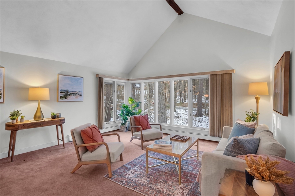 117 Waite Road Boxborough, MA 01719 - Photo 4 of 37 a living room with furniture and a large window