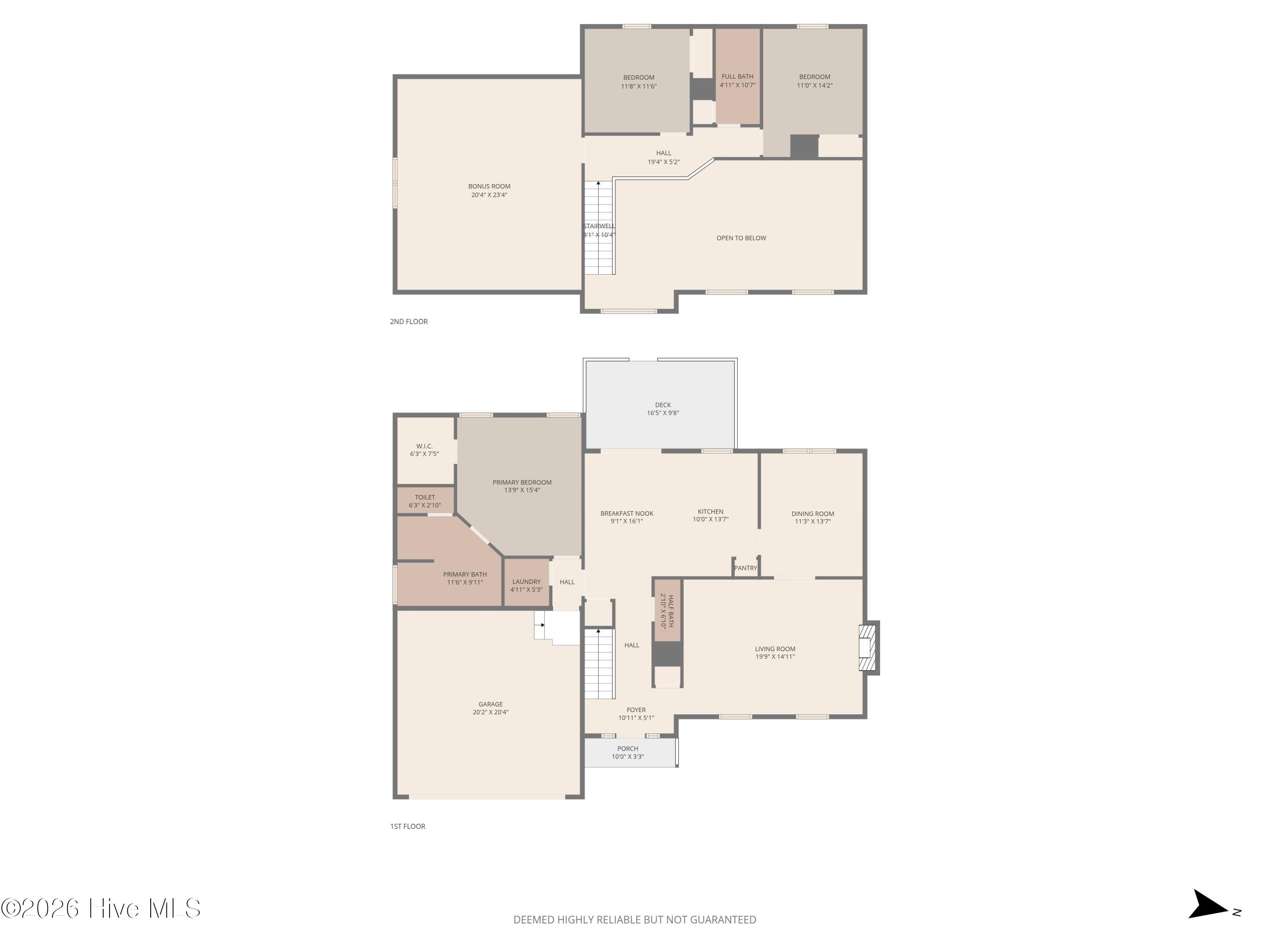 257 Rutherford Way Jacksonville, NC 28540 - Photo 42 of 43 all_floors_257_rutherford_way_jacksonvil
