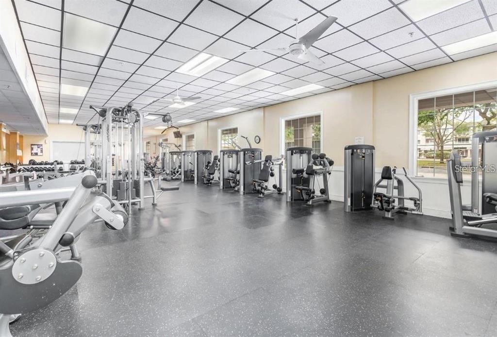 3446 Soho Street, Unit 108 Orlando, FL 32835 - Photo 23 of 39 a view of a room with gym equipment