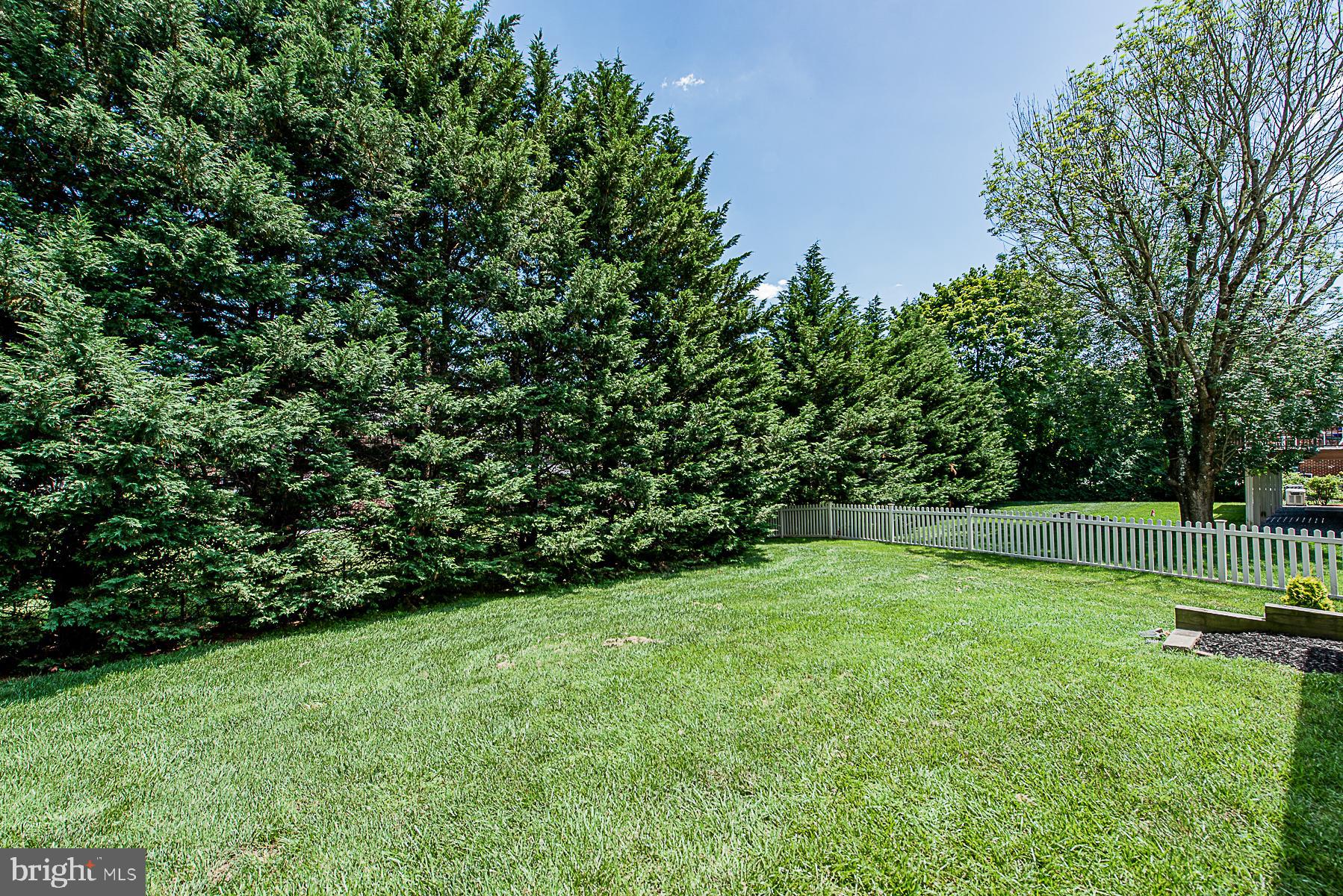 3605 Valley Road Ellicott City, MD 21042 - Photo 33 of 34 Large back yard, fenced and backs to mature trees.