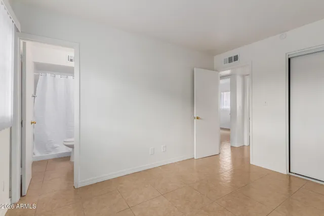 a view of an empty room