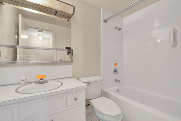 1114 Springinsguth Road, Unit 2A Schaumburg, IL 60193 - Photo 14 of 19 a bathroom with a sink a toilet and a tub