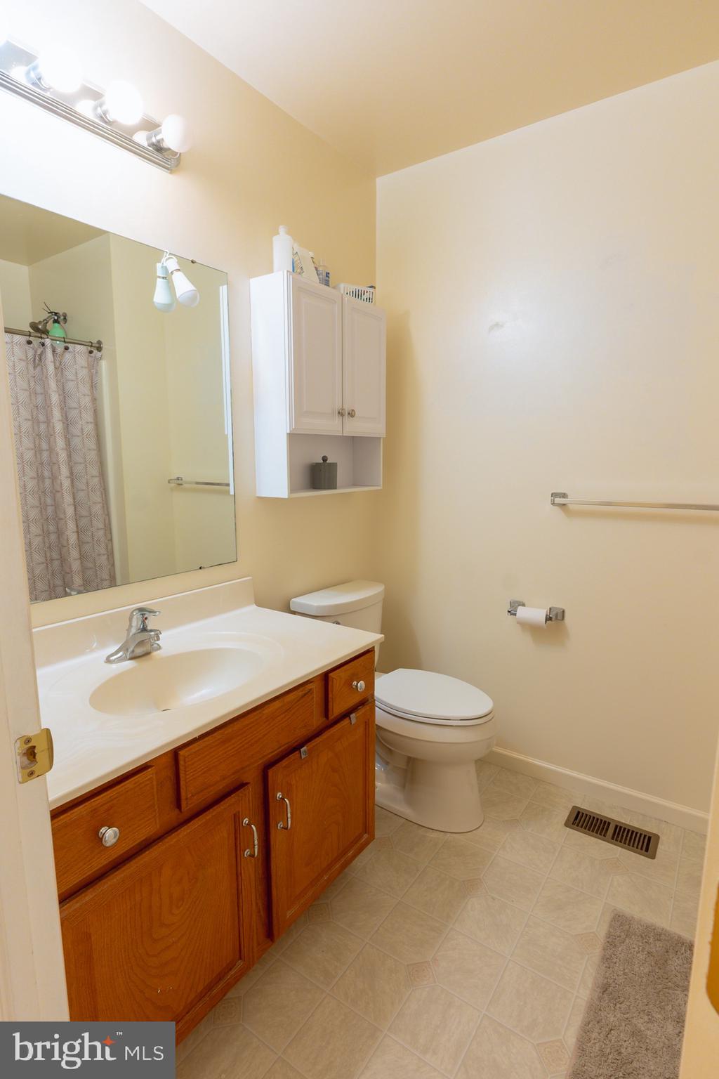 21 White Pine Gulch Reading, PA 19607 - Photo 25 of 35 a bathroom with a sink a toilet and a mirror