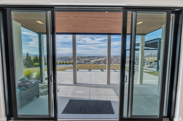 3918 South Mapleton Ests Drive Mapleton, UT 84664 - Photo 72 of 103 Doorway to outside with a mountain view