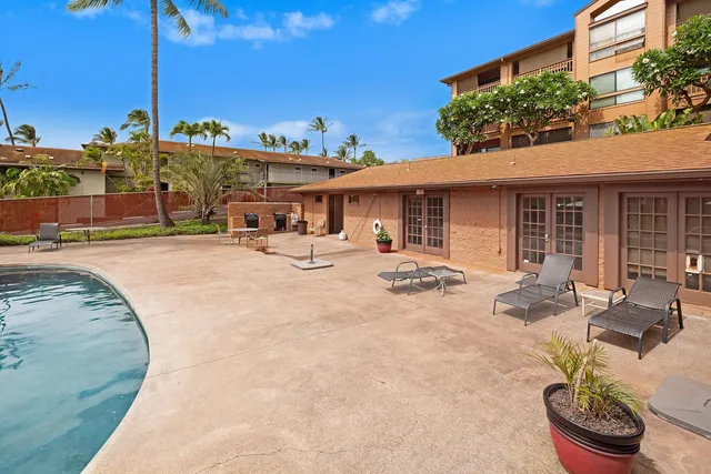 a view of a house with patio