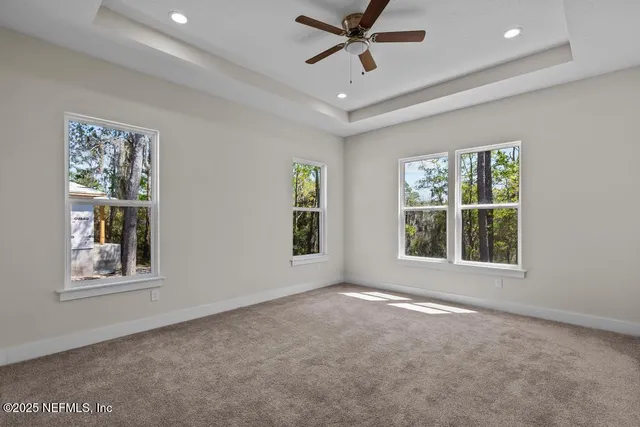 a view of a porch with a yard