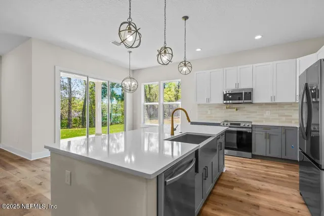 a view of a city with ocean view