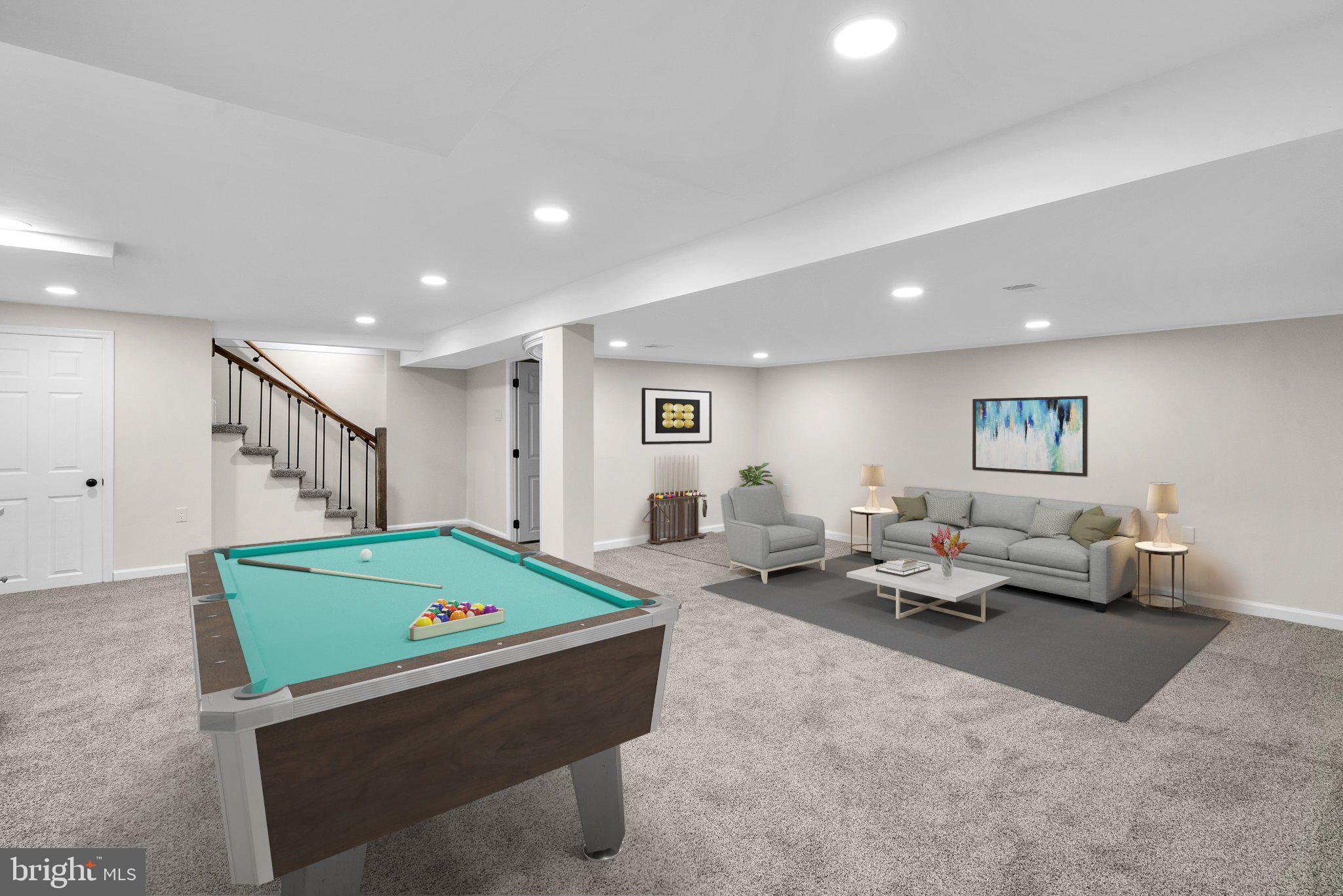 8303 Legation Road New Carrollton, MD 20784 - Photo 23 of 33 Virtually Staged / Recreation Room