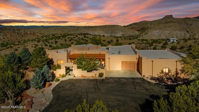 a view of a house with a porch