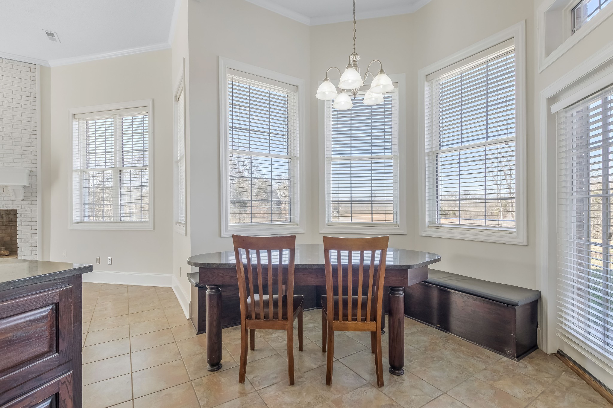 555 Randall Hitchcock Road Rock Island, TN 38581 - Photo 18 of 86 a view of a dining room with furniture and chandelier