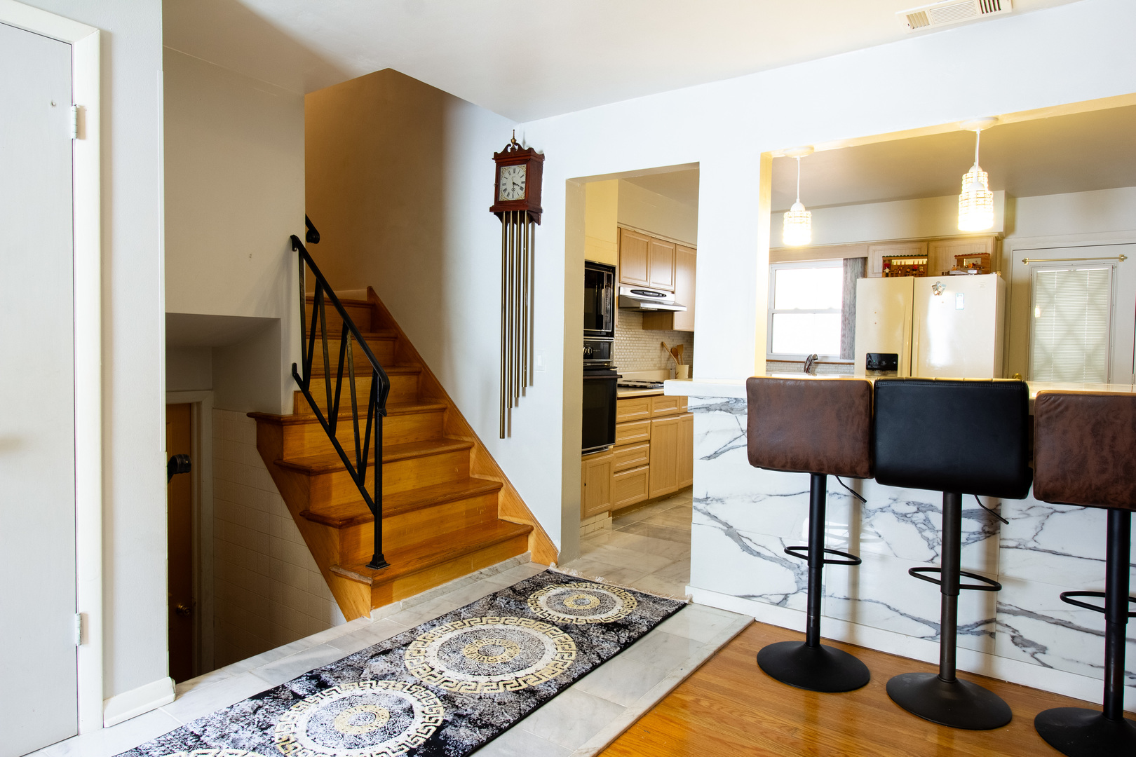 2737 Spruce Street River Grove, IL 60171 - Photo 13 of 30 a living room with furniture and a wooden floor