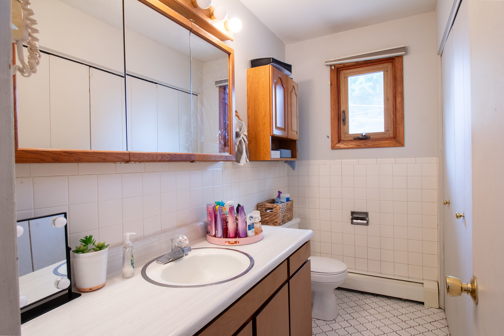 2737 Spruce Street River Grove, IL 60171 - Photo 25 of 30 a bathroom with a sink and a mirror