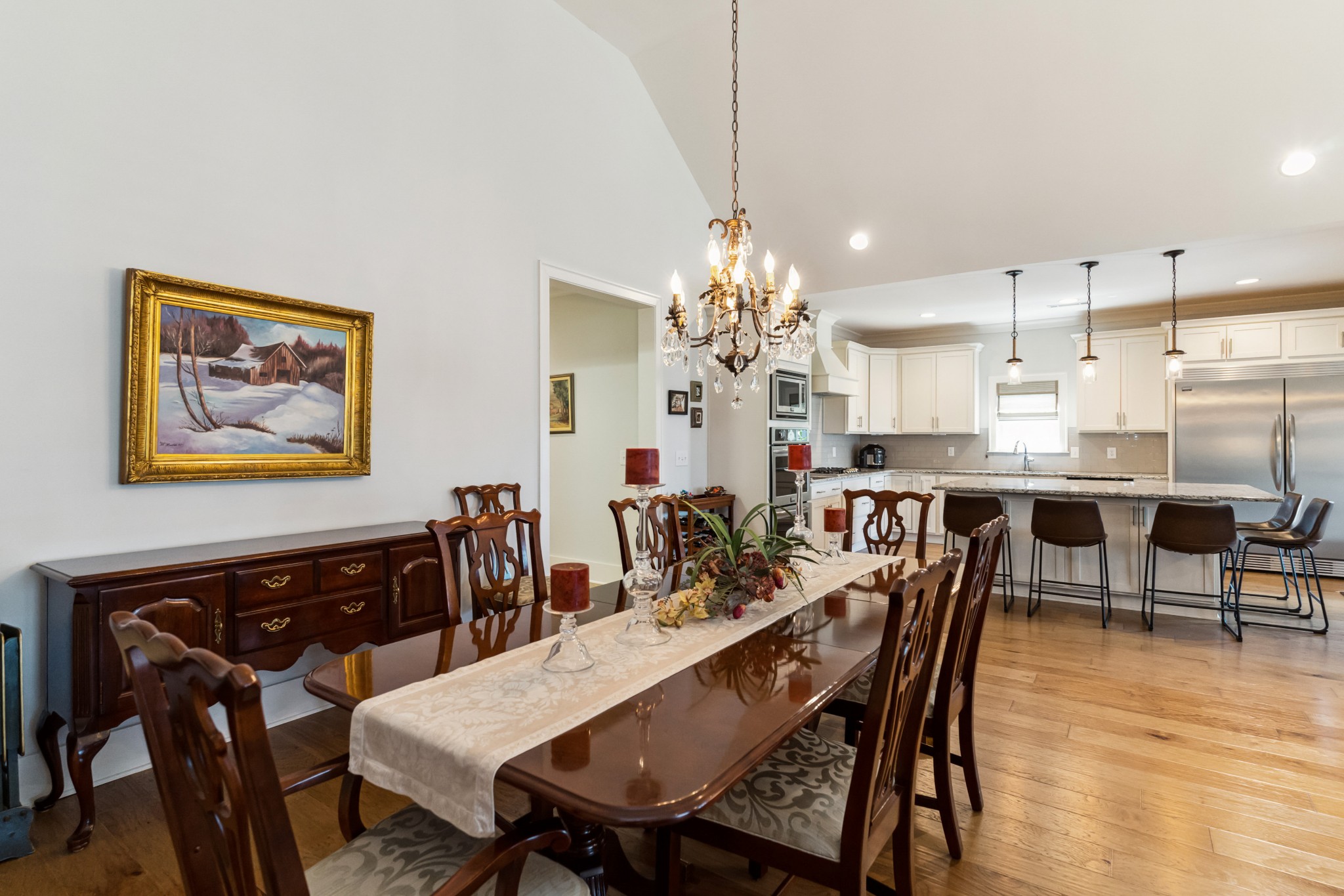 114 Vanner Road Mount Juliet, TN 37122 - Photo 10 of 39 a view of a dining room with furniture and wooden floor