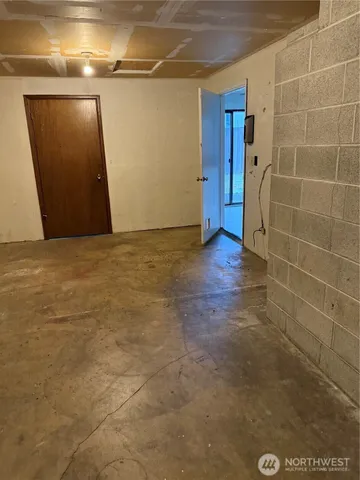 a backyard of a house