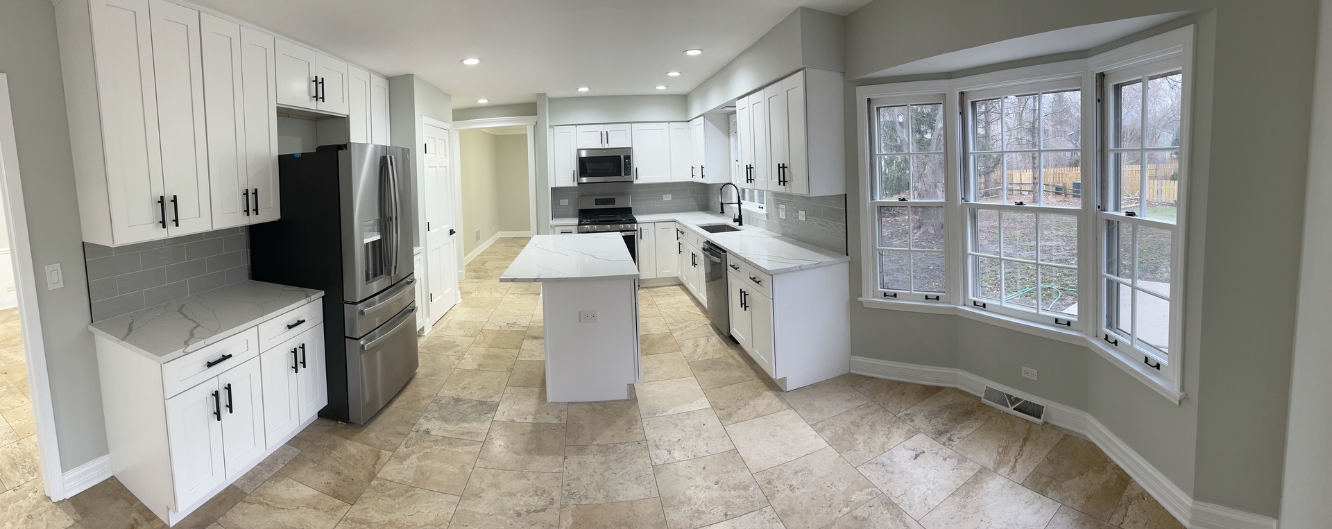 Undisclosed Address Naperville, IL 60563 - Photo 6 of 43 a kitchen with stainless steel appliances granite countertop a refrigerator a stove and a sink