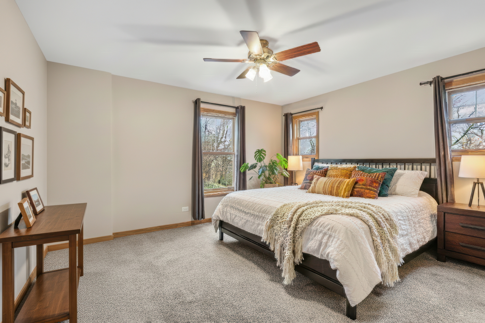 350 South Alleghany Road Grayslake, IL 60030 - Photo 28 of 54 a spacious bedroom with a bed and window