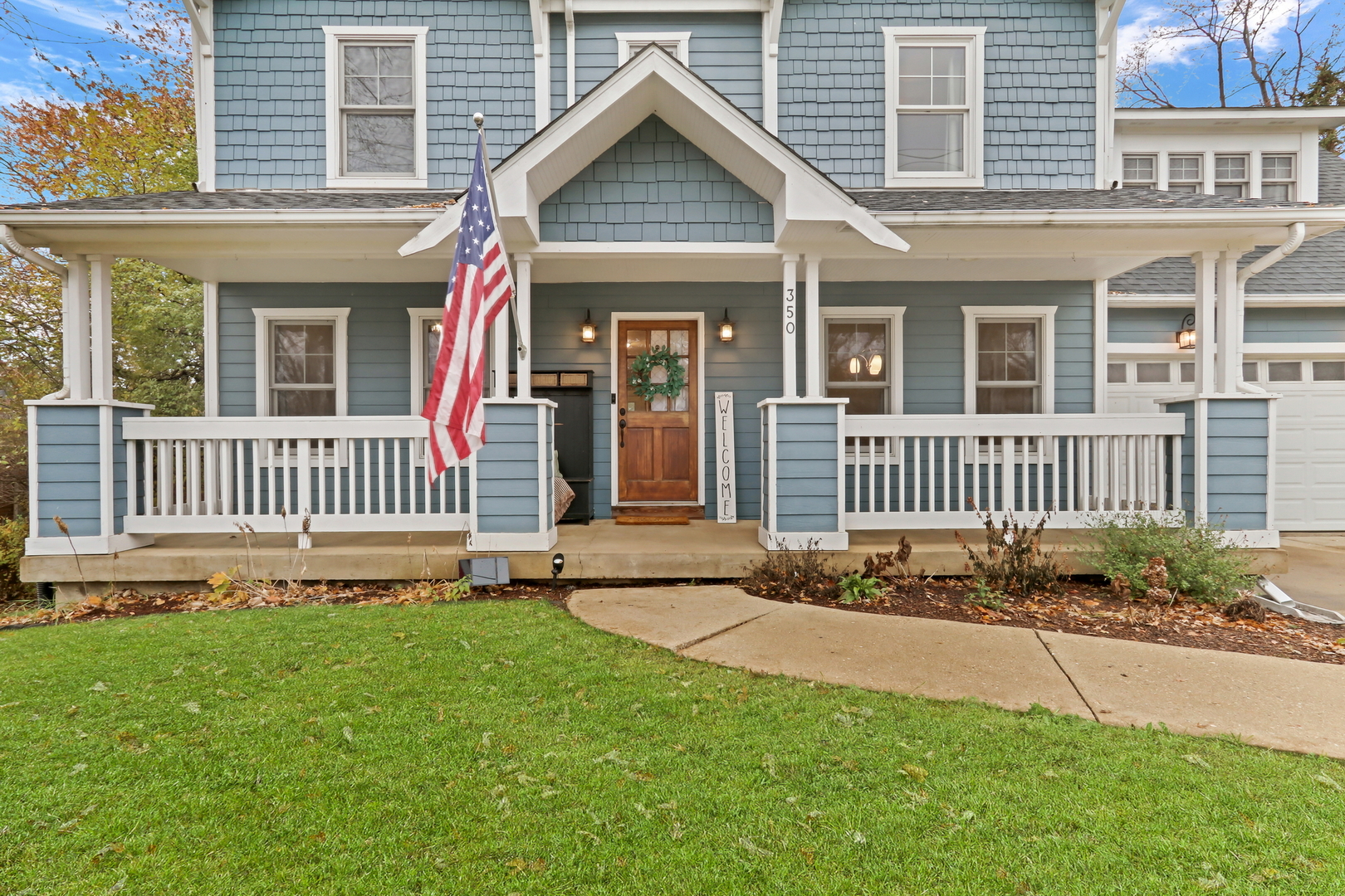 350 South Alleghany Road Grayslake, IL 60030 - Photo 48 of 54 front view of a house with a yard