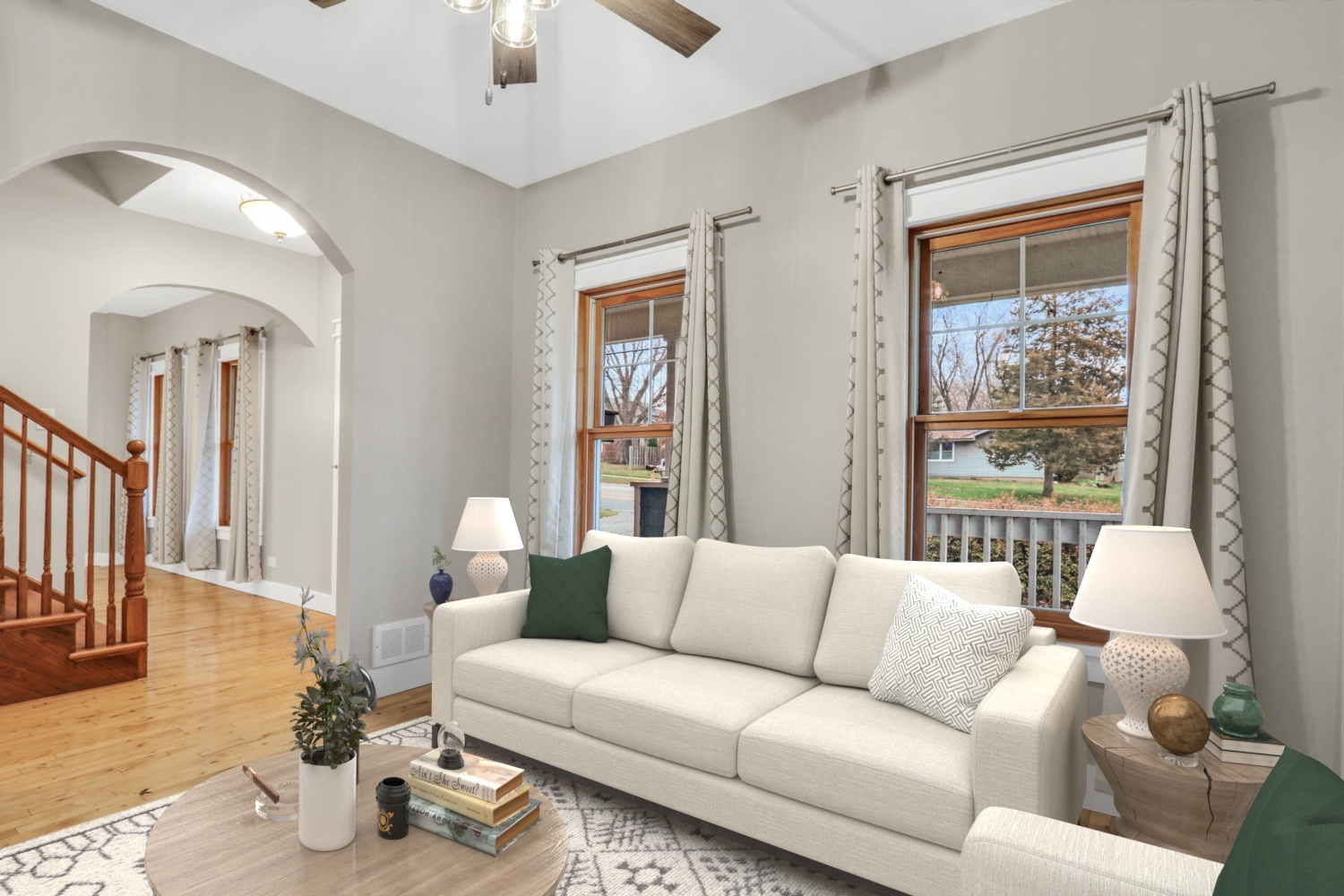350 South Alleghany Road Grayslake, IL 60030 - Photo 7 of 54 a living room with furniture and a large window