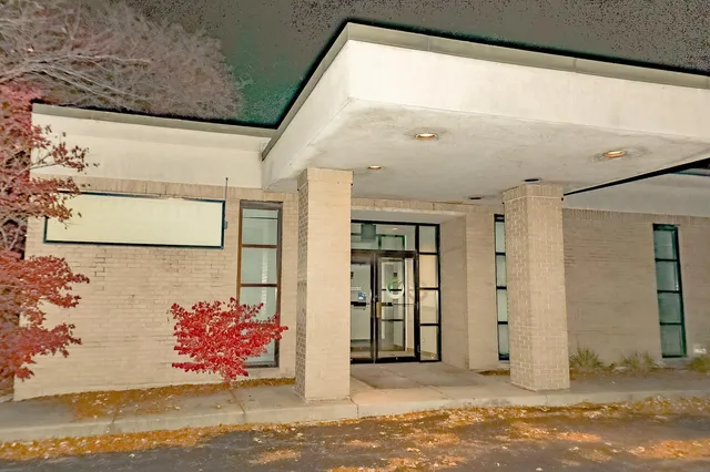 a view of front door