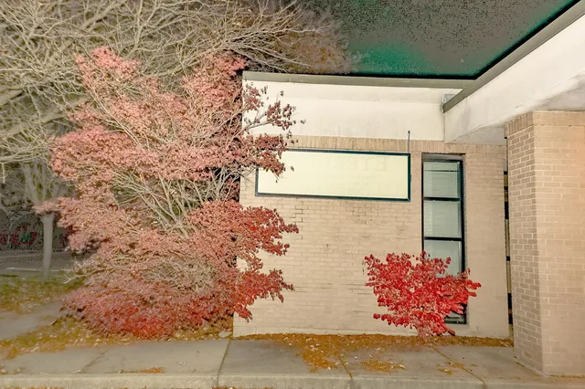 a view of front door