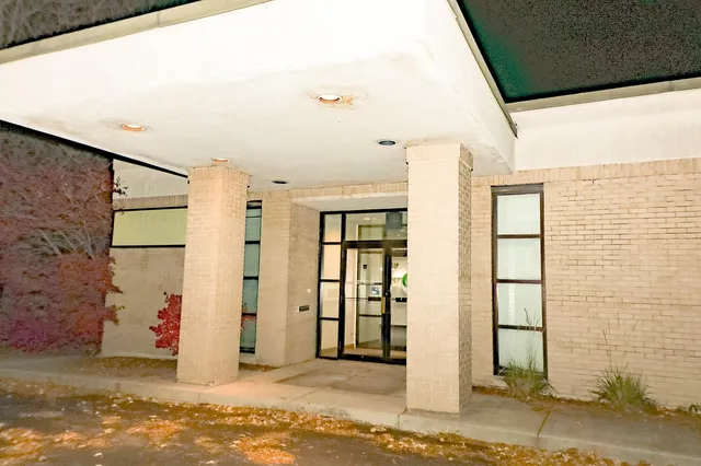 a view of a entrance to house