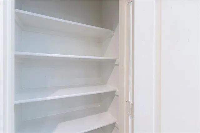 a close view of closet