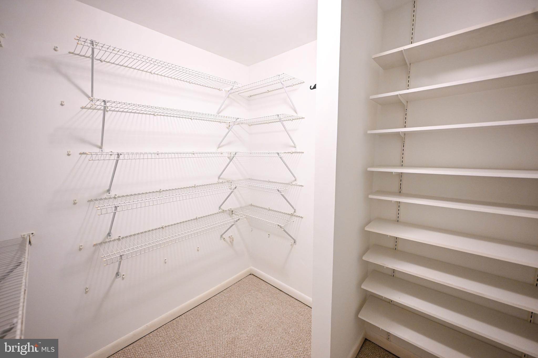 2515 Boston Street, Unit 1108 Baltimore, MD 21224 - Photo 22 of 40 a view of walk in closet with empty racks