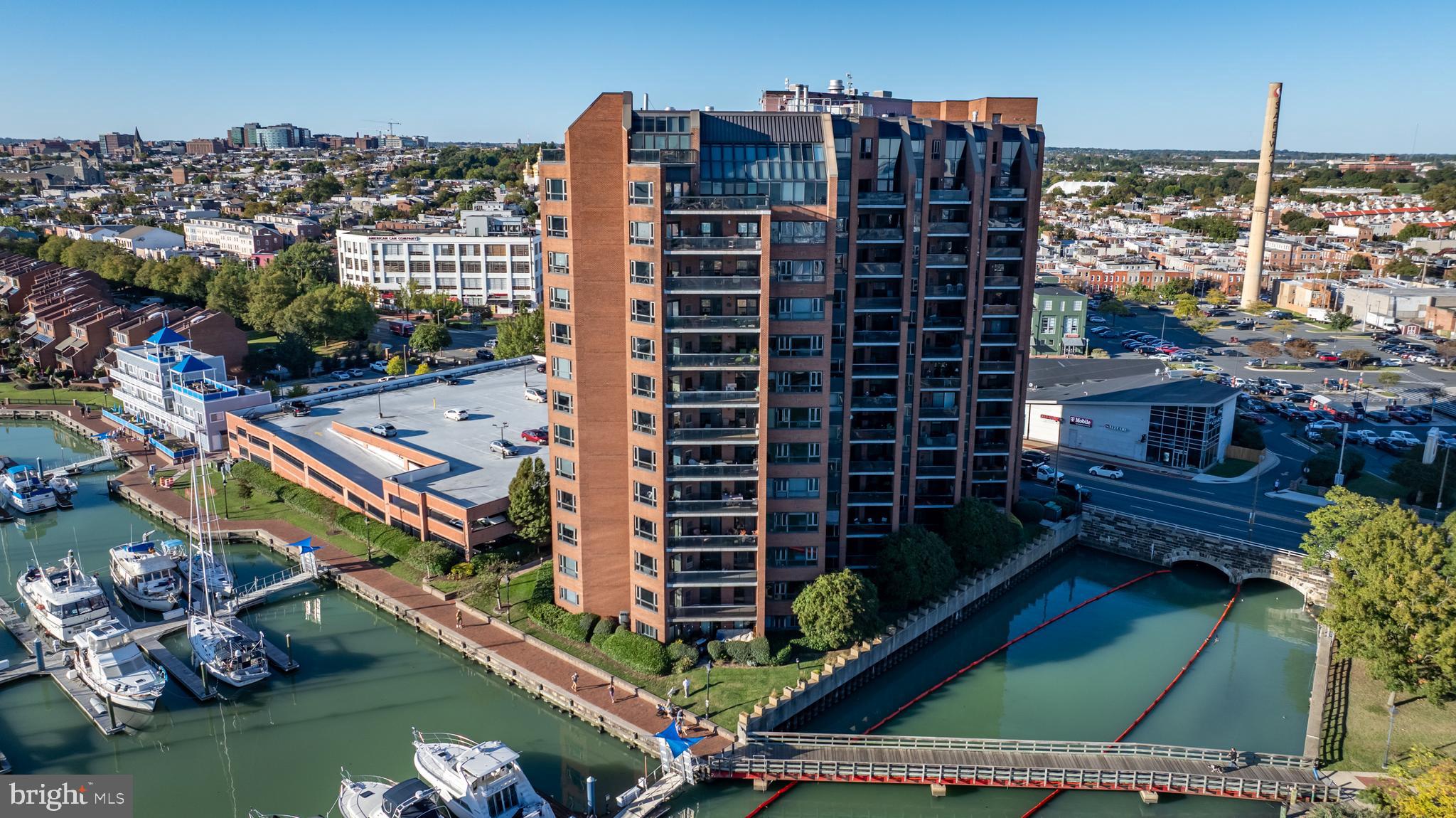2515 Boston Street, Unit 1108 Baltimore, MD 21224 - Photo 25 of 40 a view of a city with tall buildings