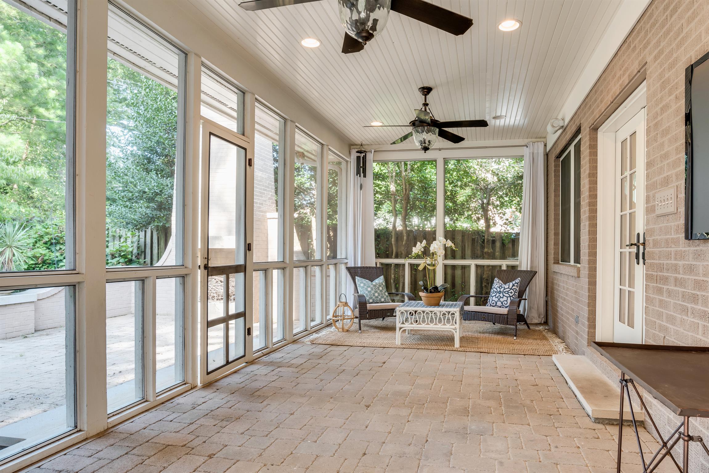 3904 Valley Road Nashville, TN 37205 - Photo 21 of 25 a living room with furniture and floor to ceiling windows