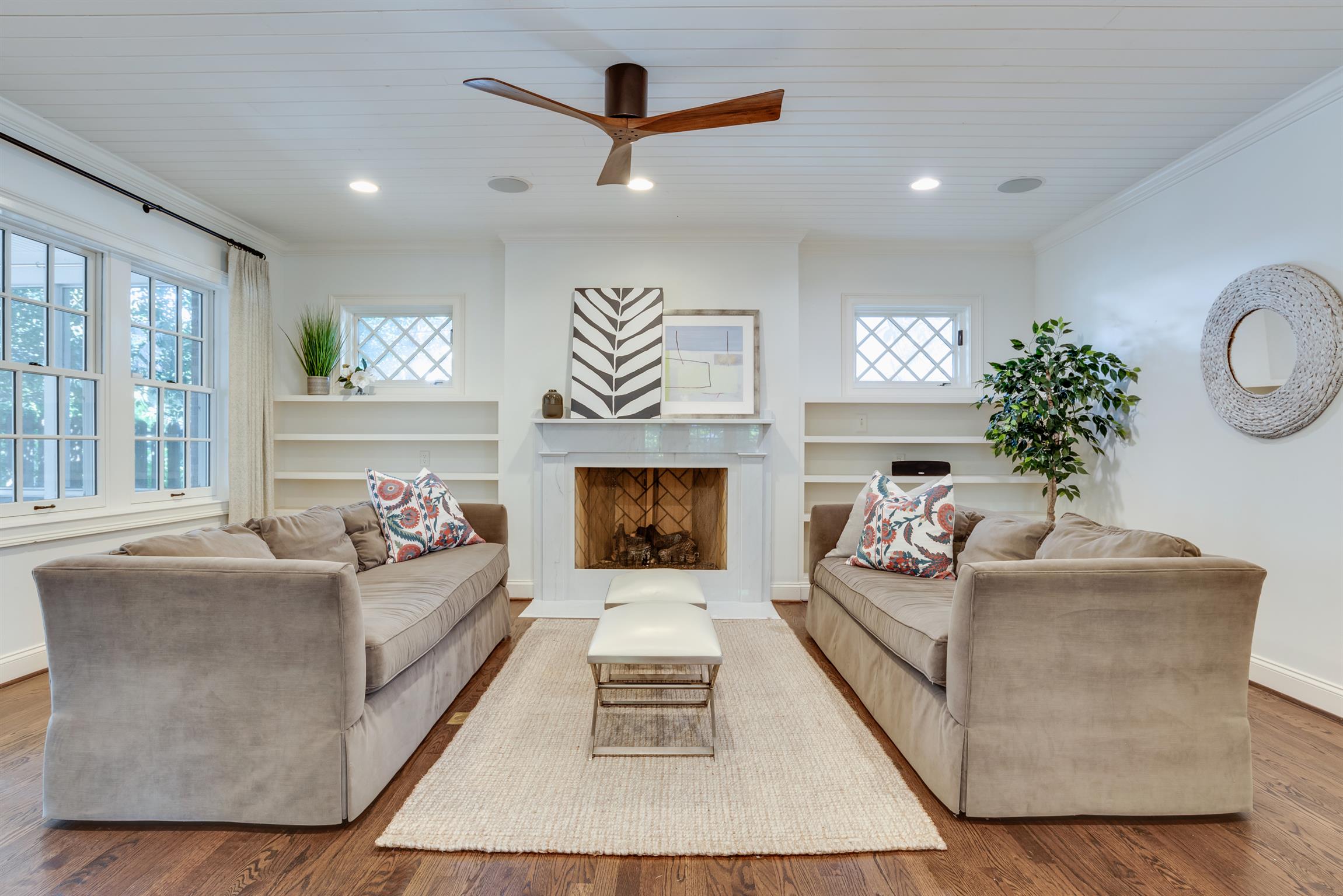 3904 Valley Road Nashville, TN 37205 - Photo 8 of 25 a living room with furniture and a fireplace