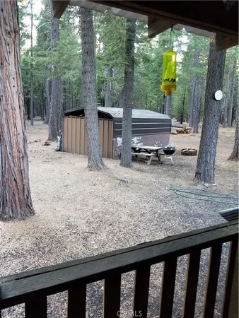 a view of a outdoor space with furniture