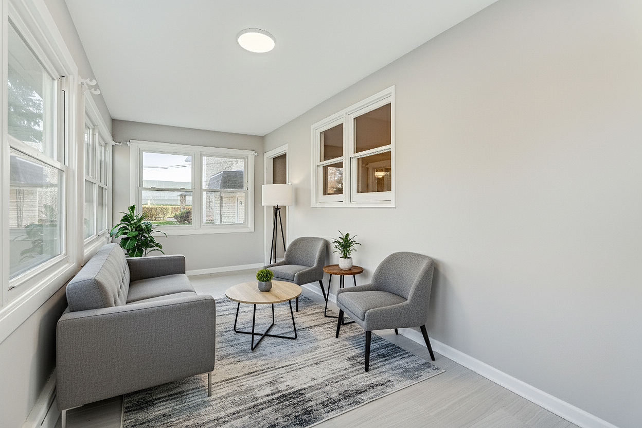 7832 Garden Lane Justice, IL 60458 - Photo 4 of 67 a living room with furniture and a potted plant