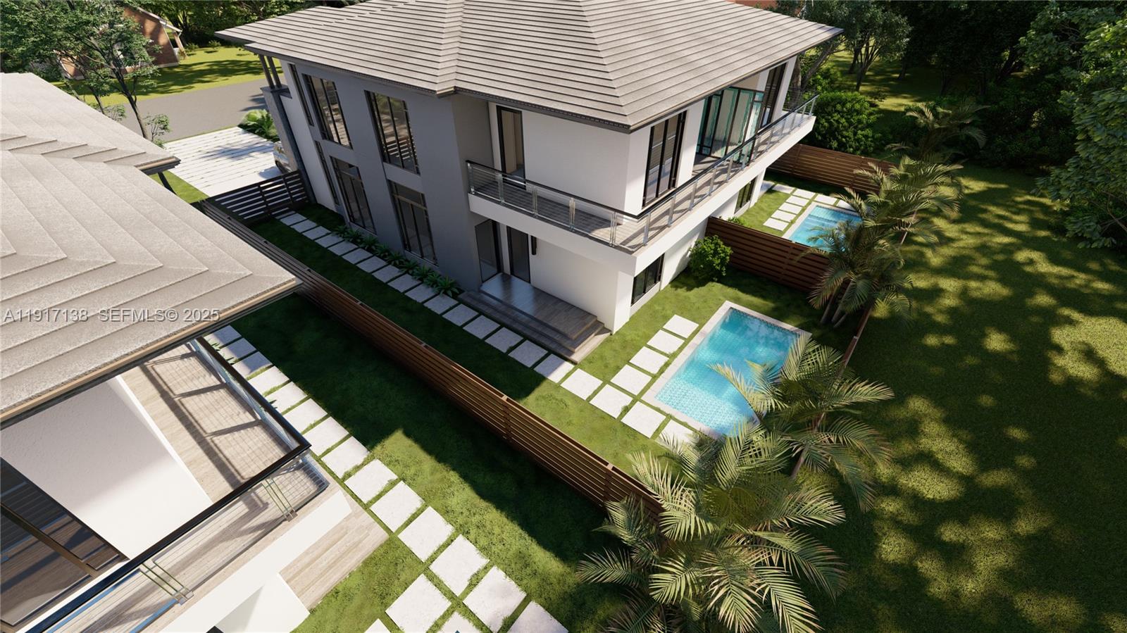 6301 Southwest 27th Street Miami, FL 33155 - Photo 16 of 17 a view of a house with a balcony