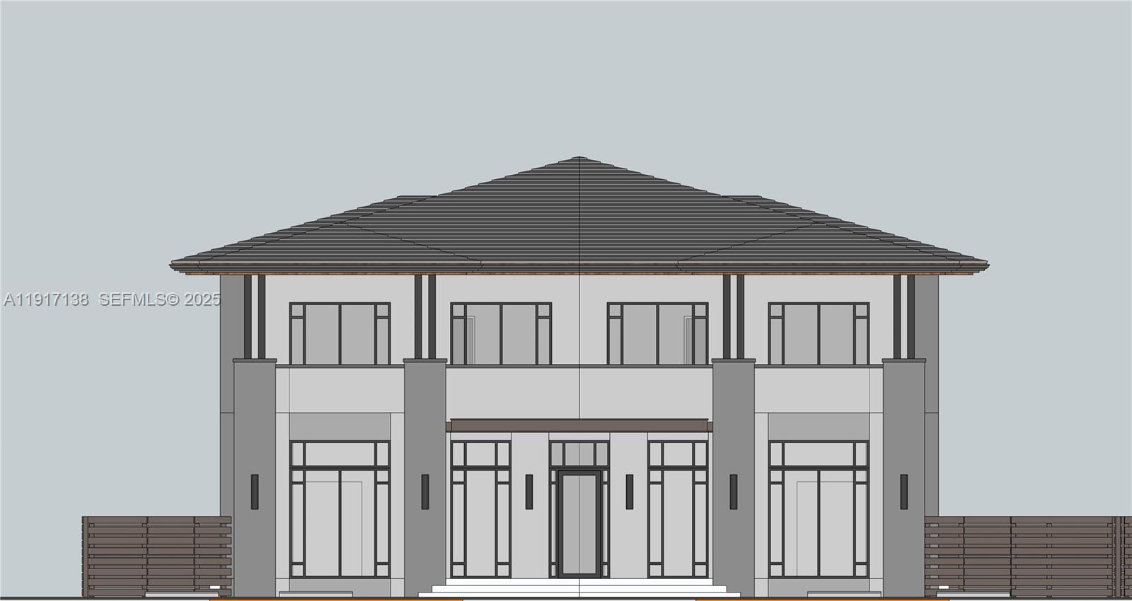 6301 Southwest 27th Street Miami, FL 33155 - Photo 7 of 17 a black and white house sitting next to a blue umbrella