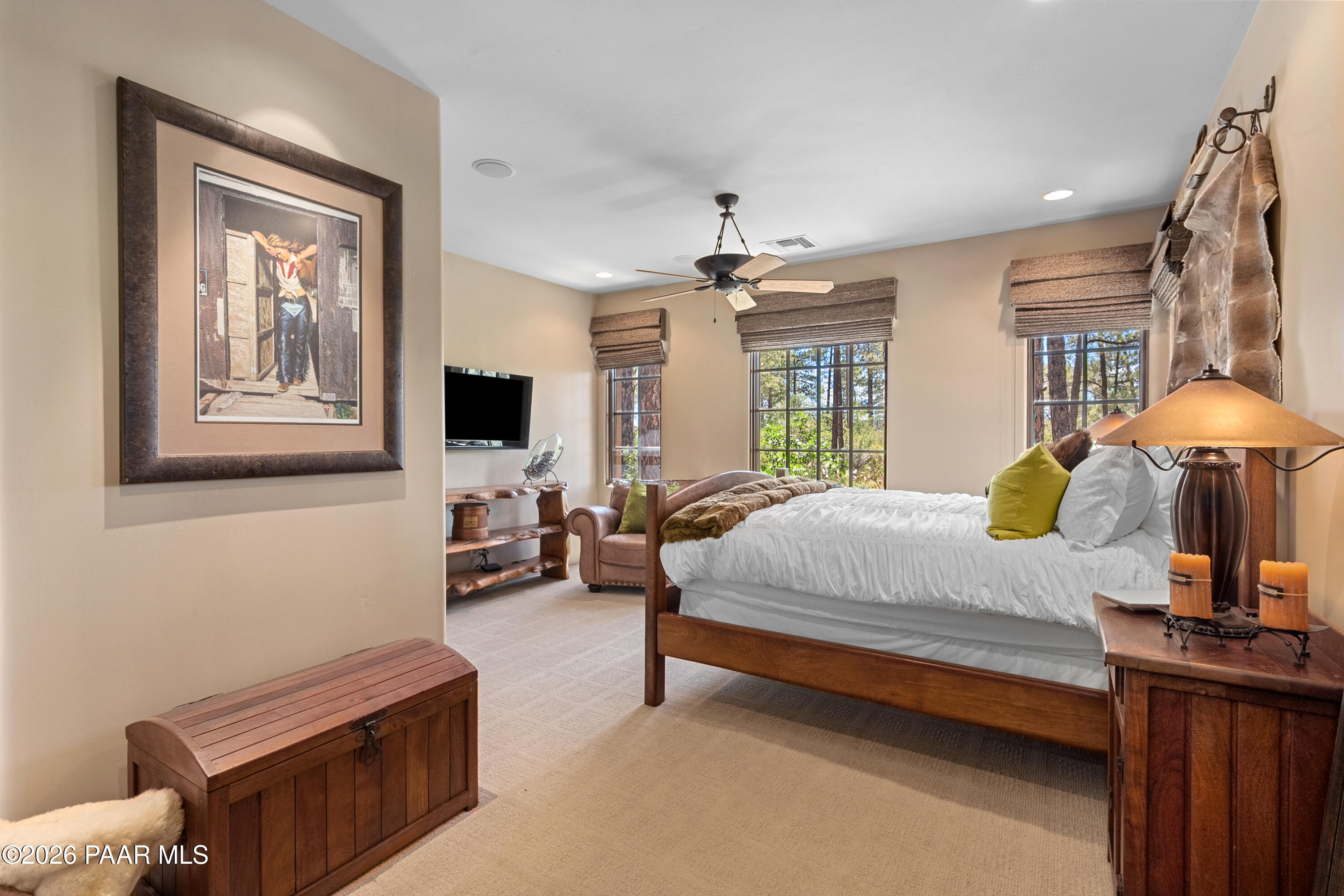 1515 High Valley Ranch Road Prescott, AZ 86303 - Photo 52 of 76 Upstairs Bedroom #3 Ensuite