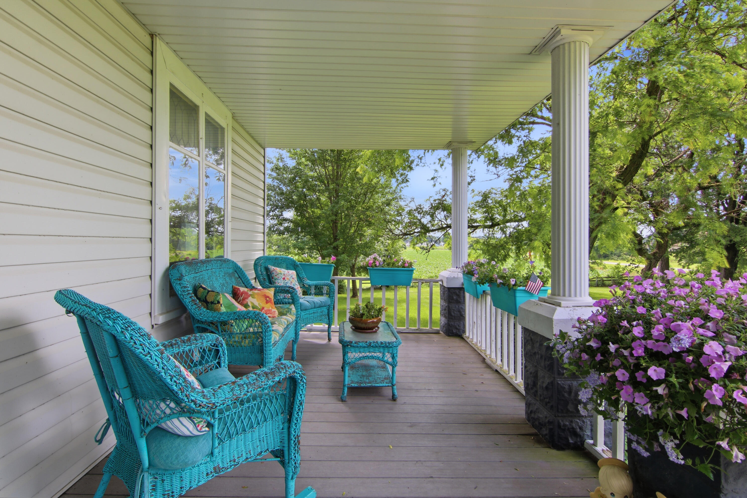 N40496 Christopherson Road Pigeon, WI 54758 - Photo 33 of 57 Inviting Front Porch