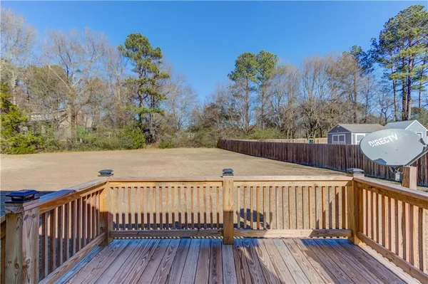 a view of a roof deck