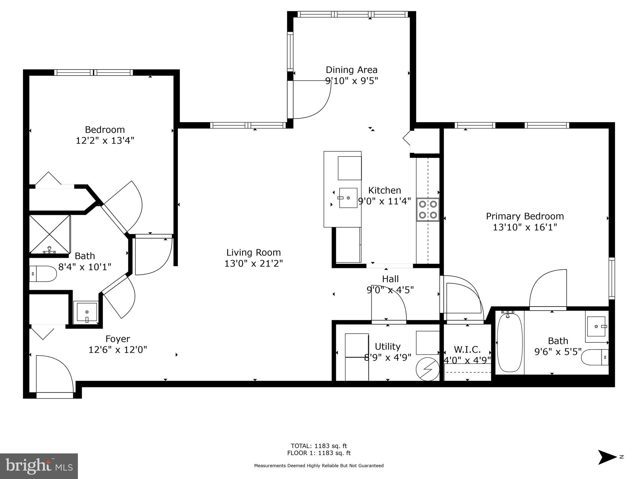 7903 Valley Manor Road, Unit 103 Owings Mills, MD 21117 - Photo 2 of 58 a black and white photo of a mirror