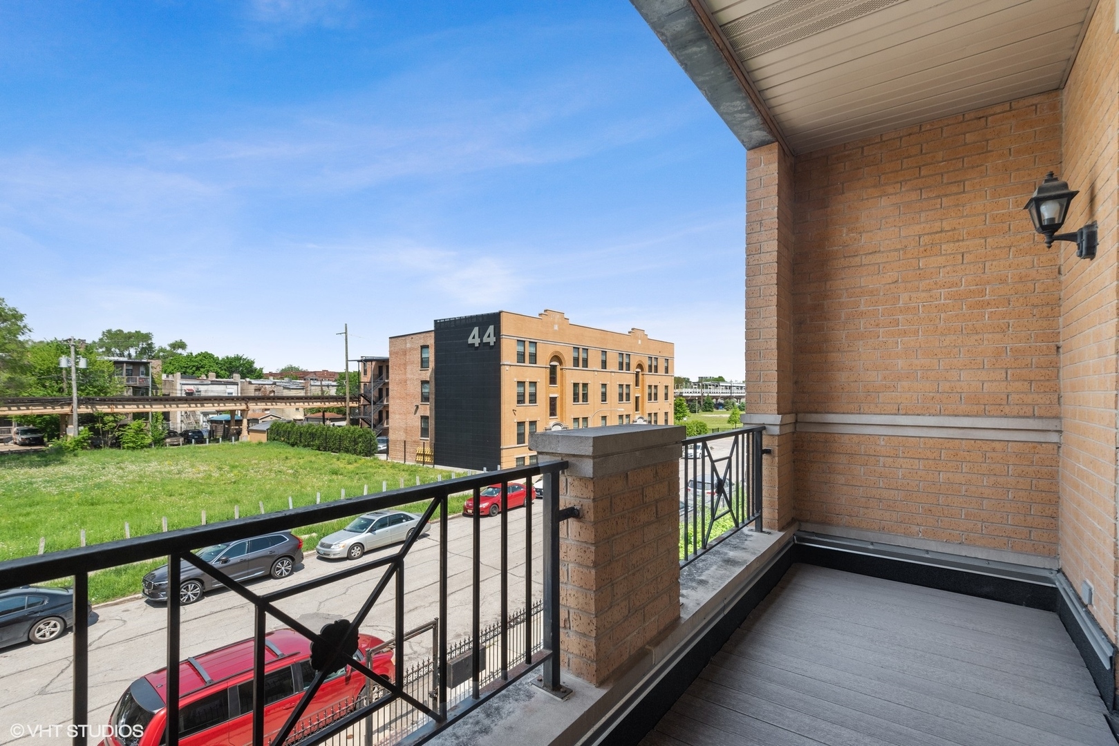 4417 South Calumet Avenue, Unit 2S Chicago, IL 60653 - Photo 14 of 16 a view of a balcony with outdoor space