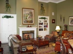 Undisclosed Address Sandwich, MA 02563 - Photo 5 of 8 a living room with furniture and a fireplace