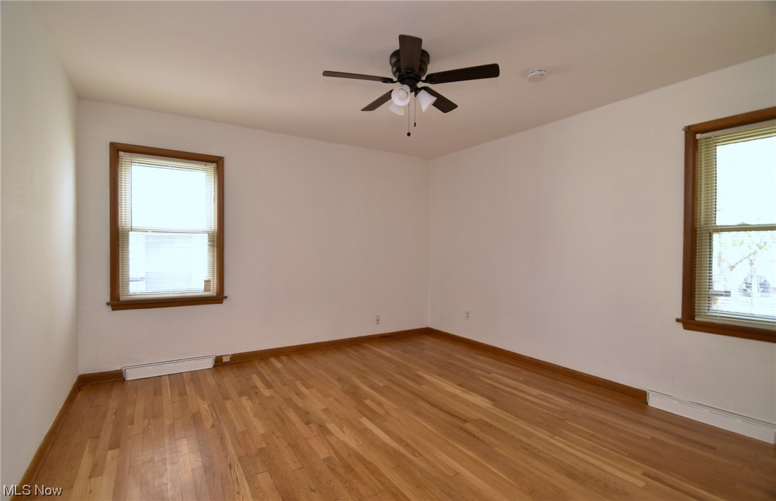 3681 Brinkmore Road Cleveland Heights, OH 44121 - Photo 15 of 27 Bedroom featuring ceiling fan, and light hardwood / wood-style floors