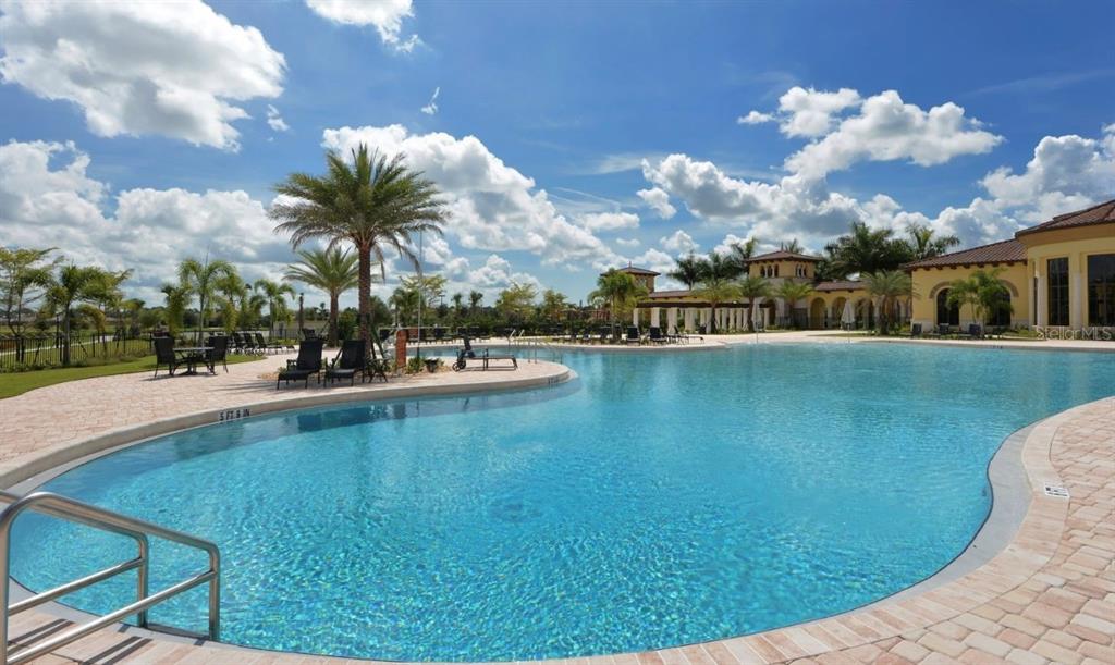 20315 Passagio Drive Venice, FL 34293 - Photo 36 of 40 a view of swimming pool with outdoor seating