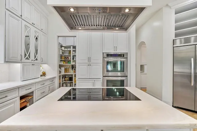 view of hall way with furniture