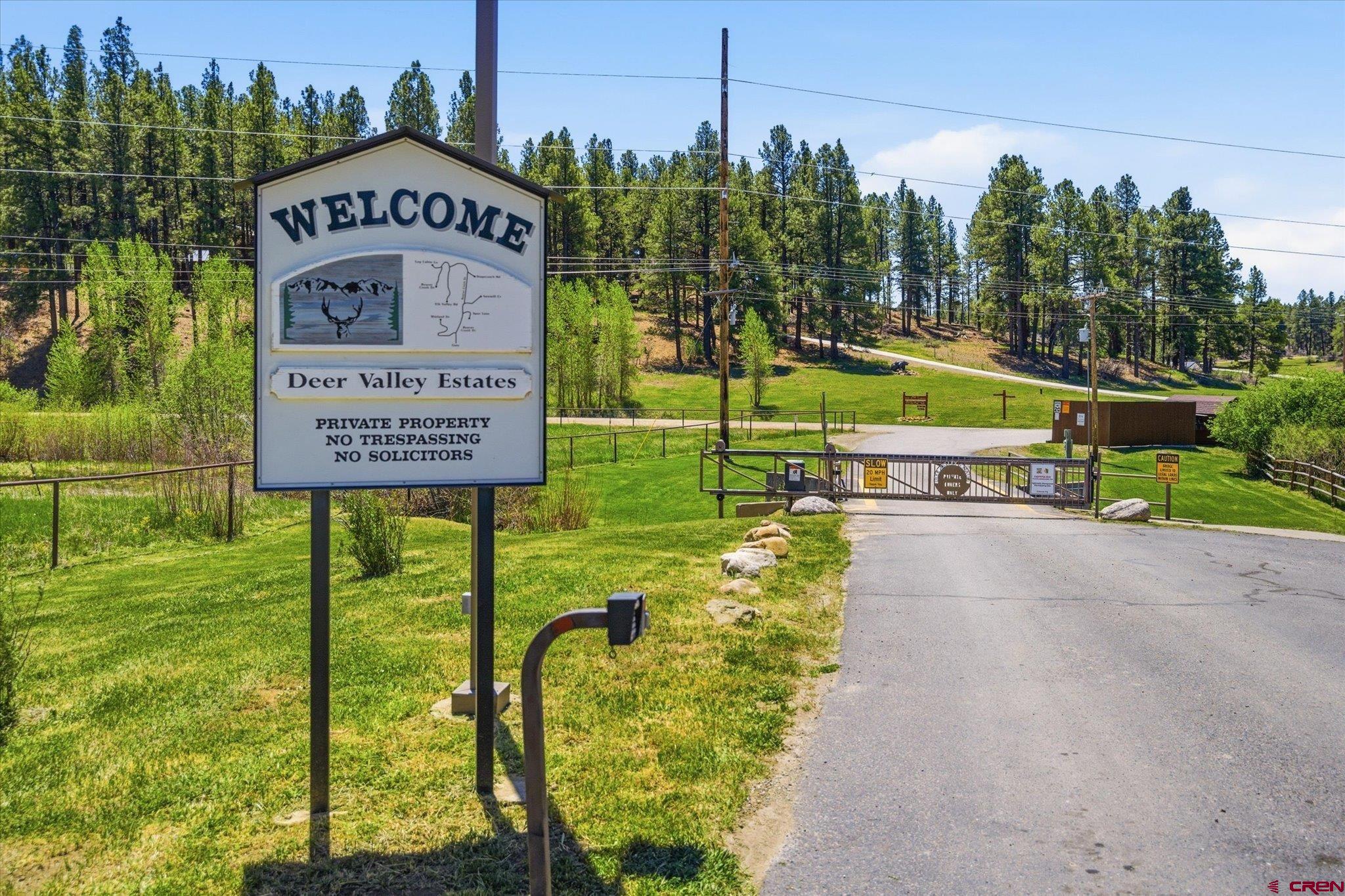 30 Stage Coach Road Bayfield, CO 81122 - Photo 3 of 43 a view of a park with welcome board