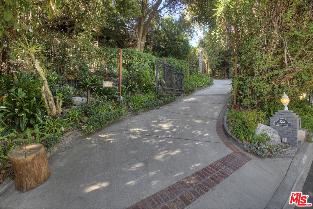 2761 Hutton Drive Beverly Hills, CA 90210 - Photo 4 of 29 a view of a backyard with plants and trees